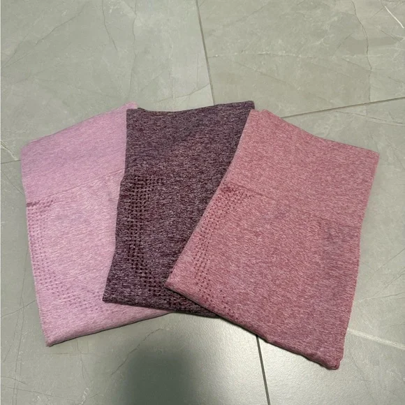 Set of 3: Gymshark vital seamless leggings - Picture 2 of 2